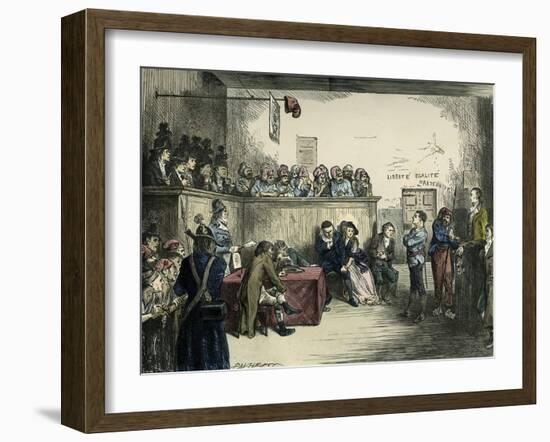 A Tale of Two Cities by Dickens-Frederick Barnard-Framed Giclee Print