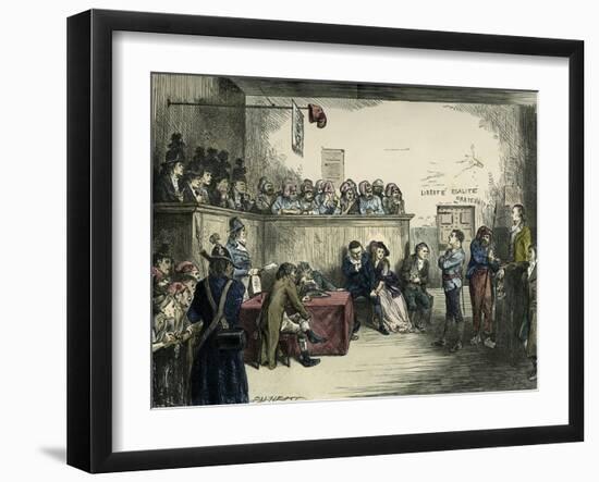 A Tale of Two Cities by Dickens-Frederick Barnard-Framed Giclee Print