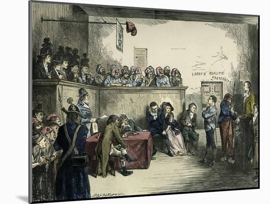 A Tale of Two Cities by Dickens-Frederick Barnard-Mounted Giclee Print