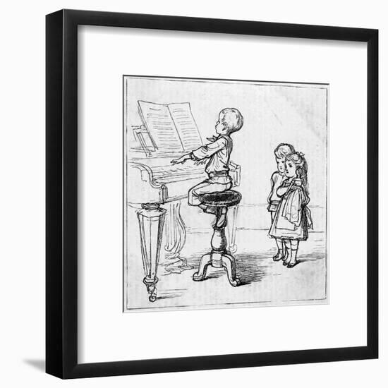 A Talented Performer-null-Framed Art Print