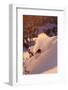 A Talented Skier Skies Down the Mountain at Alta Backcountry, Utah-Adam Barker-Framed Photographic Print