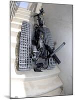 A Talon 3B Robot Unit Climbing a Flight of Stairs During a Training Mission in Bahrain-Stocktrek Images-Mounted Photographic Print