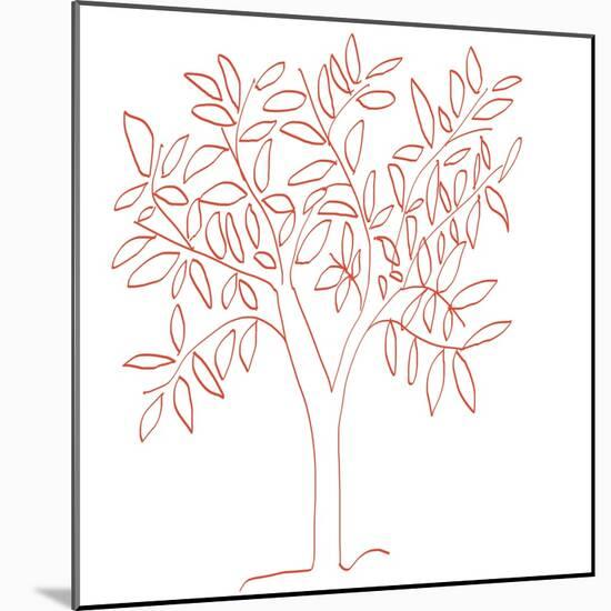 A Tangerine Tree-Jan Weiss-Mounted Art Print