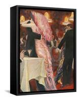 A Tango Tea Dance in Paris-Gino von Finetti-Framed Stretched Canvas