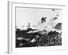 A Tank and Air Battle-null-Framed Photographic Print