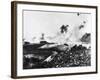 A Tank and Air Battle-null-Framed Photographic Print