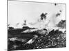 A Tank and Air Battle-null-Mounted Photographic Print