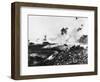 A Tank and Air Battle-null-Framed Photographic Print