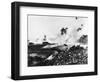 A Tank and Air Battle-null-Framed Photographic Print