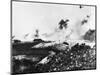 A Tank and Air Battle-null-Mounted Photographic Print