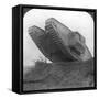 A Tank Breaking Through the Wire at Cambrai, France, World War I, C1917-C1918-null-Framed Stretched Canvas