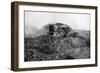 A Tank in Action on the Western Front, Somme, France, First World War, 1914-1918-null-Framed Premium Giclee Print