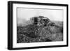 A Tank in Action on the Western Front, Somme, France, First World War, 1914-1918-null-Framed Premium Giclee Print