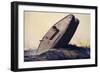 A Tank in Action-null-Framed Giclee Print