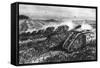 A Tank Offensive at Cambrai, France-null-Framed Stretched Canvas