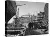 A Tanker Being Built for Norway in the Gotaverken Shipyards-Carl Mydans-Stretched Canvas