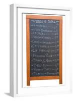 A Tapas Menu in Valencia, Spain-RobWilson-Framed Art Print