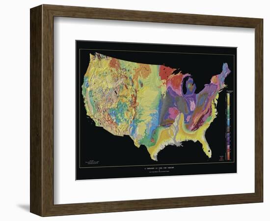 A Tapestry of Time and Terrain-null-Framed Photographic Print