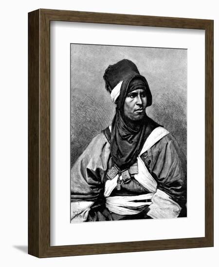 A Targui Man, 1895-Henri Thiriat-Framed Giclee Print