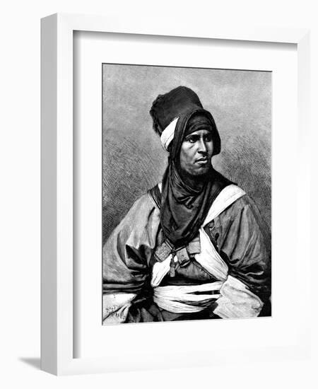 A Targui Man, 1895-Henri Thiriat-Framed Giclee Print