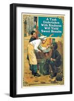 A Task Undertaken-null-Framed Art Print