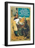 A Task Undertaken-null-Framed Art Print