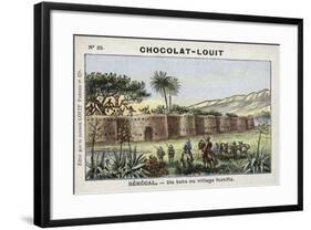 A Tata, or Fortified Village, Senegal-null-Framed Giclee Print