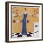 A Tatler Fashion by Gordon Conway-null-Framed Art Print