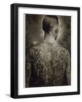 A Tattooed Man-null-Framed Photographic Print