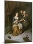 A Tavern Interior with Three Figures-Cornelis Bega-Mounted Giclee Print