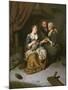 A Tavern Interior with Three Figures-Cornelis Bega-Mounted Giclee Print