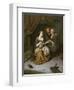 A Tavern Interior with Three Figures-Cornelis Bega-Framed Giclee Print