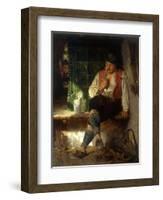 A Tavern Scene, 1875-Hugo Kauffmann-Framed Giclee Print