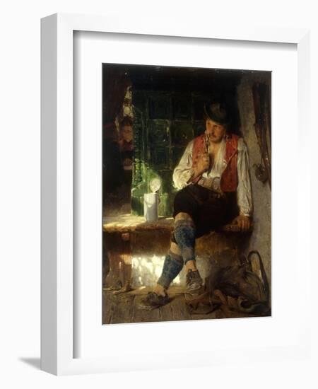 A Tavern Scene, 1875-Hugo Kauffmann-Framed Giclee Print