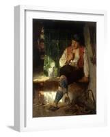 A Tavern Scene, 1875-Hugo Kauffmann-Framed Giclee Print