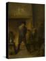 A Tavern Scene by Adriaen Brouwer-Adriaen Brouwer-Stretched Canvas