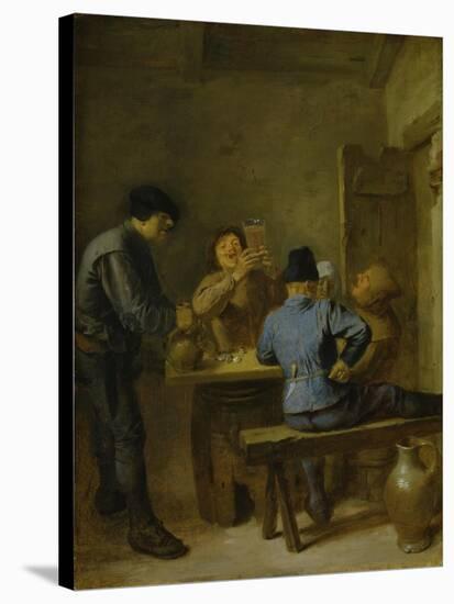 A Tavern-Adriaen Brouwer-Stretched Canvas