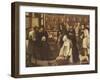 A Tax Office with Peasants Queuing to Make Payments in Kind-Pieter Bruegel the Elder-Framed Giclee Print