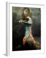 A Taxidermy Cassowary-Clive Nolan-Framed Photographic Print