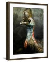 A Taxidermy Cassowary-Clive Nolan-Framed Photographic Print