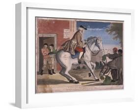 A Taylor Riding to Brentford, 1786-TS Stayner-Framed Giclee Print