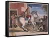 A Taylor Riding to Brentford, 1786-TS Stayner-Framed Stretched Canvas