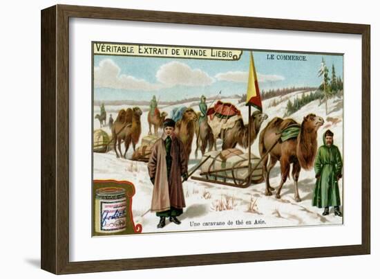 A Tea Caravan in Asia, C1900-null-Framed Giclee Print