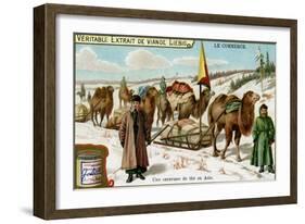 A Tea Caravan in Asia, C1900-null-Framed Giclee Print