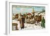 A Tea Caravan in Asia, C1900-null-Framed Giclee Print