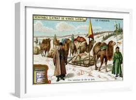 A Tea Caravan in Asia, C1900-null-Framed Giclee Print