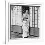 A Tea House Girl, 1902-Erdmann & Schanz-Framed Photographic Print