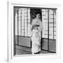 A Tea House Girl, 1902-Erdmann & Schanz-Framed Photographic Print