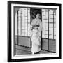 A Tea House Girl, 1902-Erdmann & Schanz-Framed Photographic Print