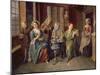 A Tea Party, C.1720-Joseph Van Aken-Mounted Giclee Print